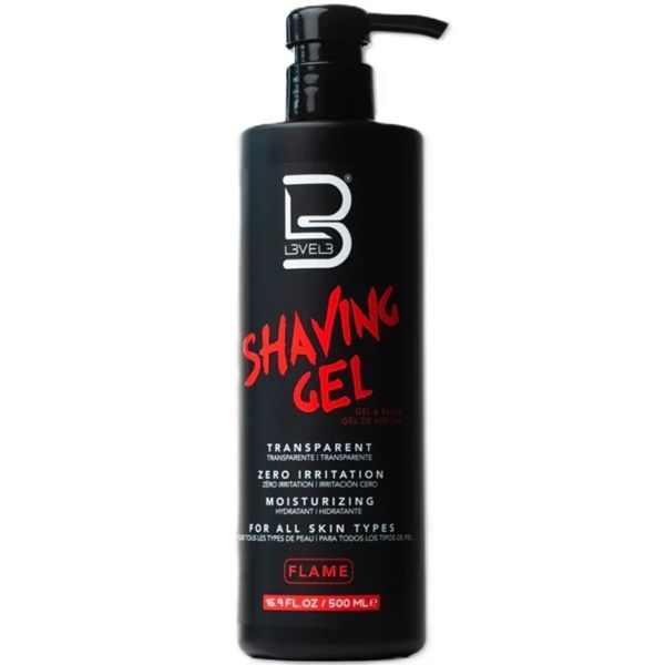 LEVEL3 SHAVING GEL FLAME 500ML
