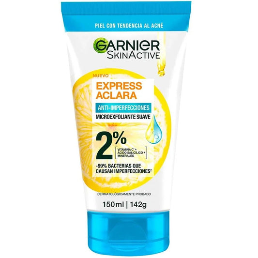 GARNIER SKIN ACTIVE EXPRESS ACLARA LIMPIADOR PROFUNDO 150ML
