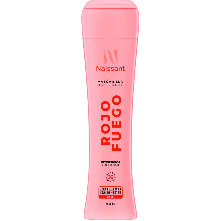NAISSANT MASCARILLA MATIZANTE ROJO FUEGO 300ML