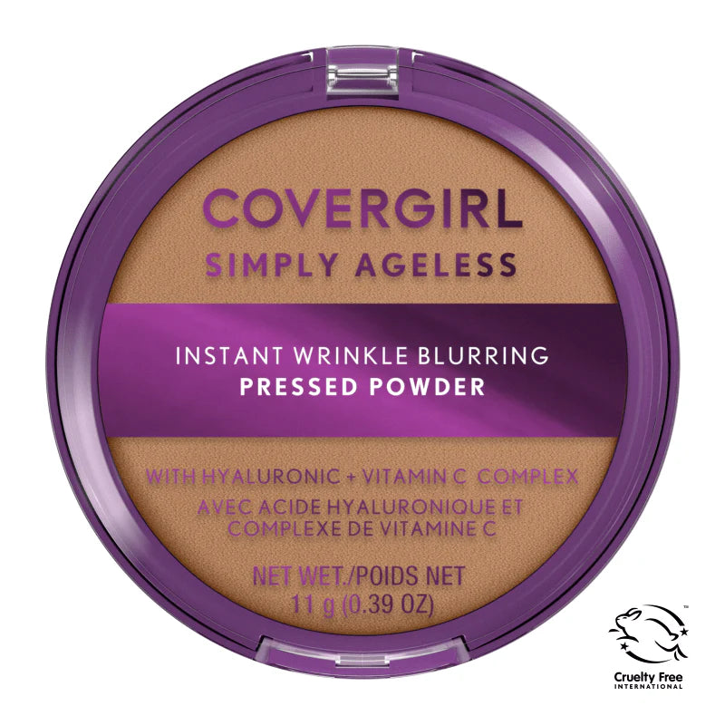 COVERGIRL SIMPLY AGELESS PRESSED POWDER 255 SOFT HONEY