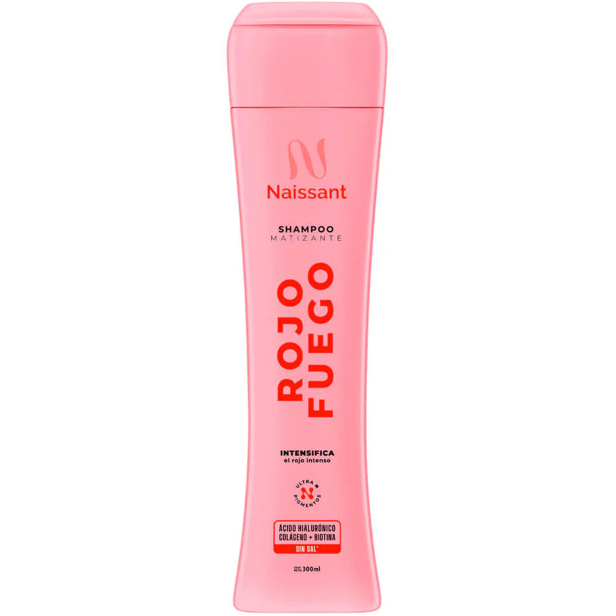 NAISSANT SHAMPOO MATIZANTE ROJO FUEGO 300ML