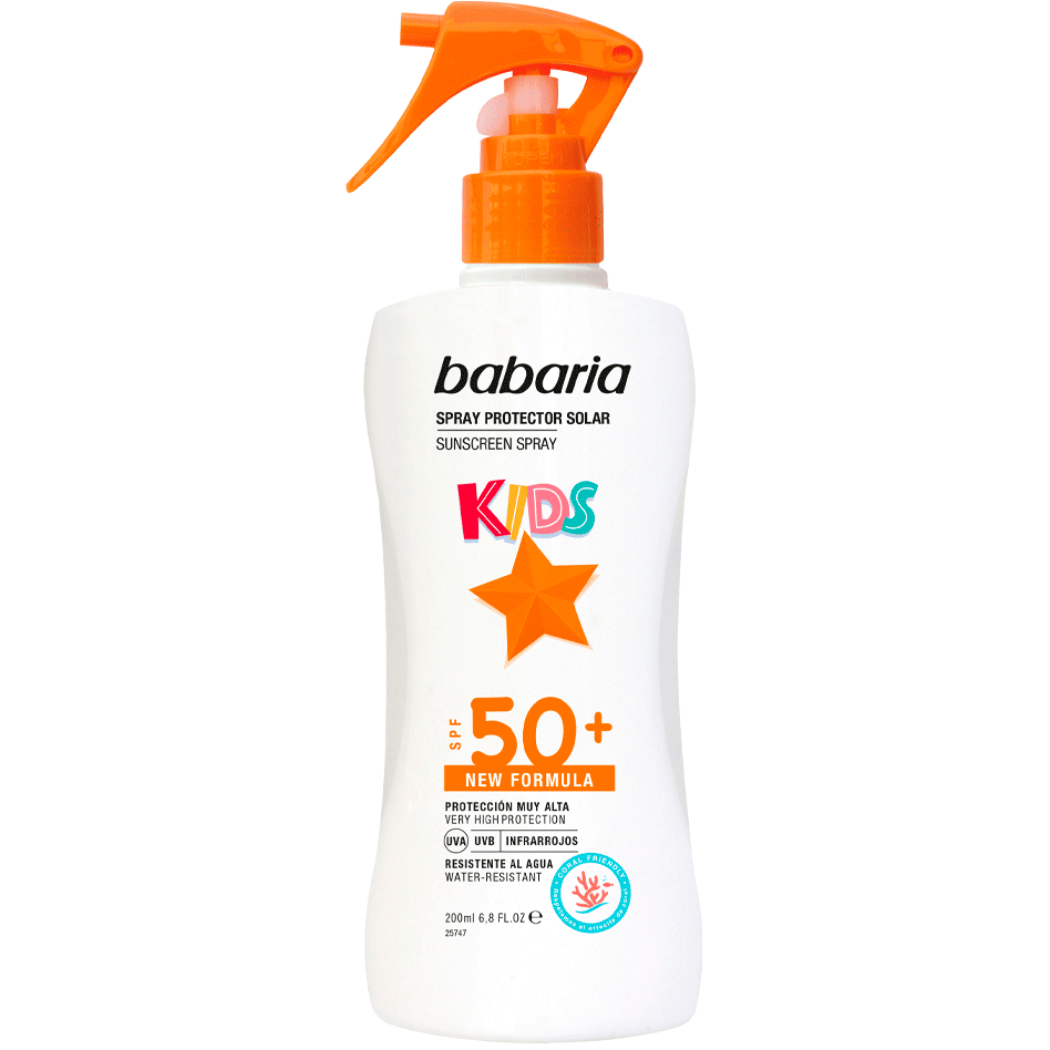 BABARIA SPRAY PROTECTOR SOLAR KIDS SPF50+ 200ML