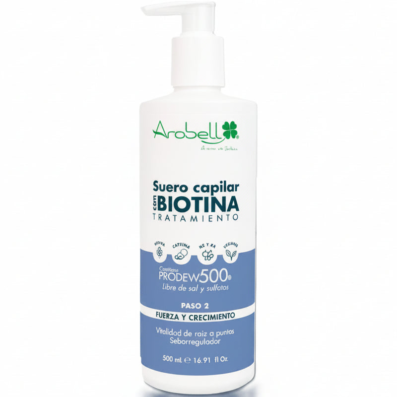 AROBELL SUERO CAPILAR CON BIOTINA 500ML