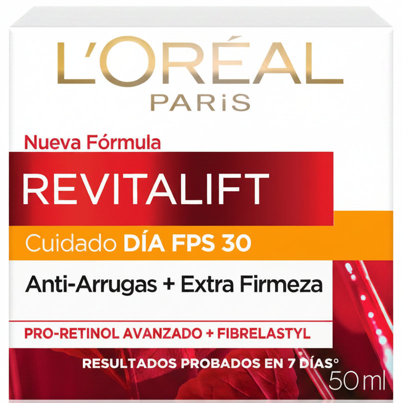 LOREAL PARIS REVITALIFT CUIDADO DÍA FPS 30 50ML