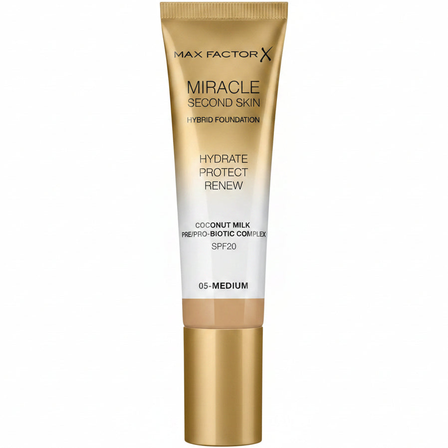 MAX FACTOR MIRACLE SECOND SKIN HYBRID FOUNDATION 05