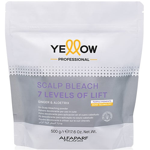 YELLOW PROFESSIONAL SCALP BLEACH 7 LEVELS 500G